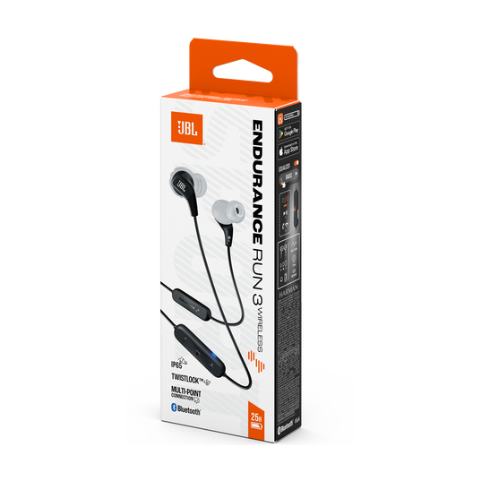 JBL Endurance Run 3 Wireless - Black / Grey - Wireless Sport Headphones - Detailshot 15