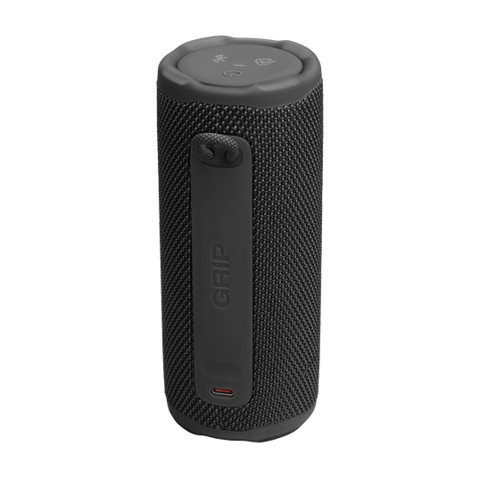 JBL Grip - Black - Compact Bluetooth speaker with bold JBL Pro Sound and ambient light - Back
