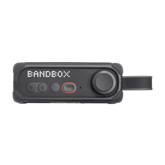 JBL BandBox Solo - Black - Compact AI-powered practice amp and speaker - Top