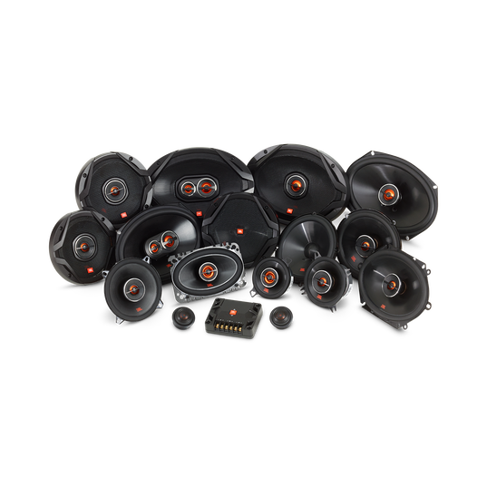 GX428 - Black - 4" Coaxial Car Audio Loudspeaker - Detailshot 3