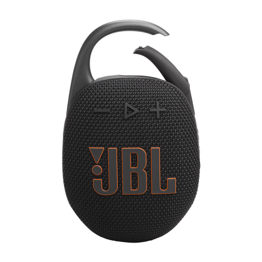 JBL Clip 5 - Black - Ultra-portable waterproof speaker - Front