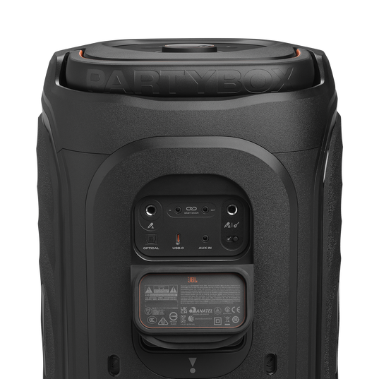 JBL PartyBox 130 - Black - Portable party speaker with JBL legendary sound, a dynamic lightshow and a foldable ergonomic handle - Detailshot 2