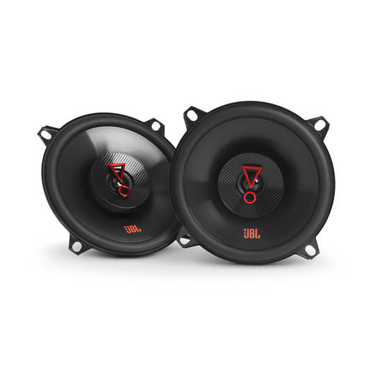 Stage3 527F - Black - 5-1/4" (130mm)  2-Way coaxial  car speaker for factory upgrade without grille - Hero