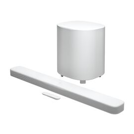 JBL Bar 500MK2 - White - 5.1 channel soundbar system with Dolby Atmos® - Hero JBL Bar 500MK2 - White - 5.1 channel soundbar system with Dolby Atmos® - Hero