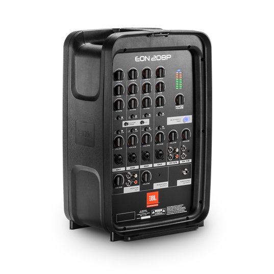 JBL EON208P - Black - Portable 8 in. 2-Way PA with Powered 8-Channel Mixer and Bluetooth® - Detailshot 3