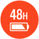 48 hours total playback plus wireless charging