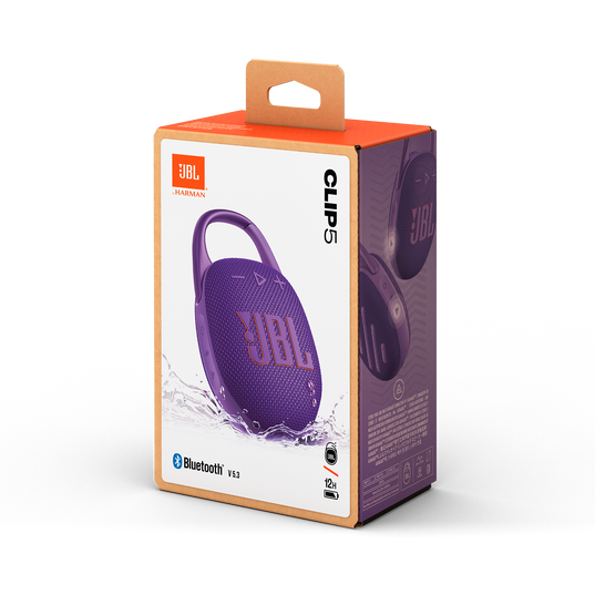 JBL Clip 5 - Purple - Ultra-portable waterproof speaker - Detailshot 15