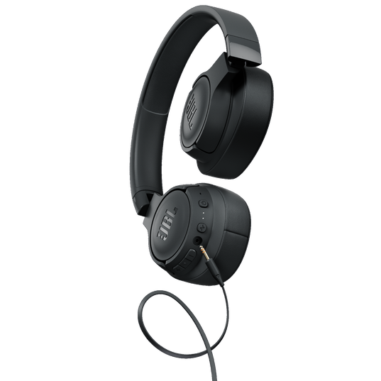 JBL TUNE 750BTNC - Black - Wireless Over-Ear ANC Headphones - Detailshot 7