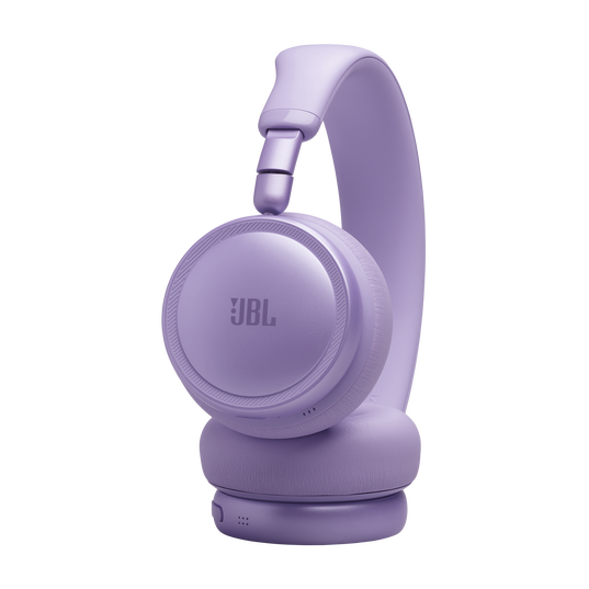 JBL Live 680NC - Purple - Wireless on-ear Noise Cancelling headphones - Top
