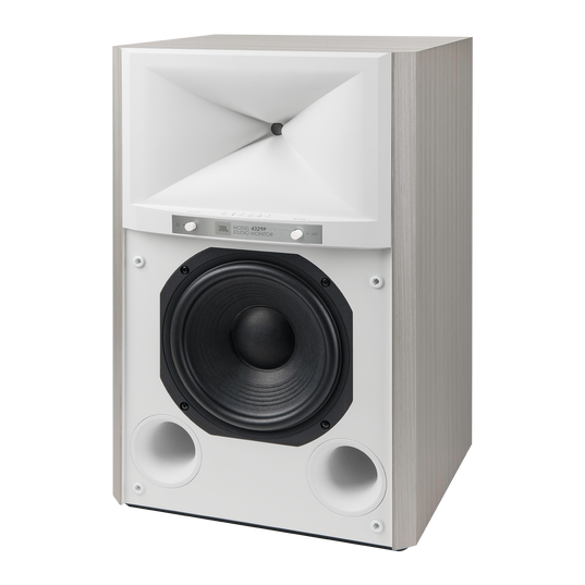 4329P Studio Monitor Powered Loudspeaker System - White Aspen - Powered Bookshelf Loudspeaker System - Detailshot 4
