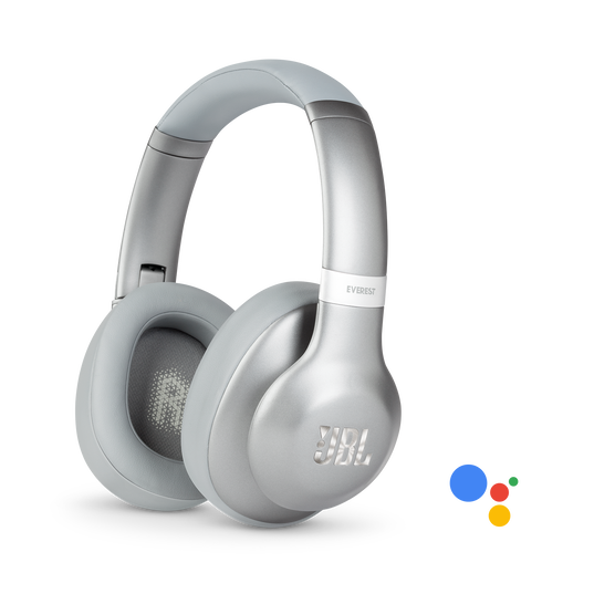 JBL EVEREST™ 710GA - Silver - Wireless over-ear headphones - Hero