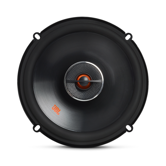 GX628 - Black - 6-1/2" Coaxial Car Audio Loudspeaker - Front