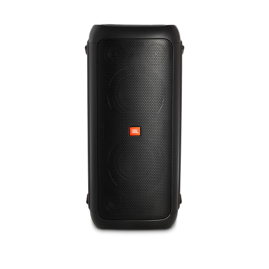 JBL PartyBox 300 - Black - Battery-powered portable Bluetooth party speaker with light effects - Front