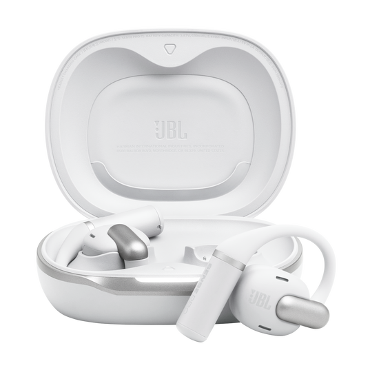 JBL Sense Pro - White - True wireless open-ear headphones - Hero