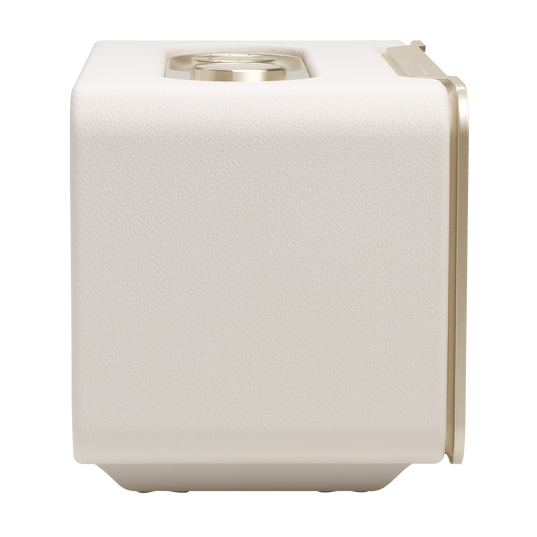 JBL Authentics 200 - White - Smart home speaker with Wi-Fi, Bluetooth and Voice Assistants with retro design - Left