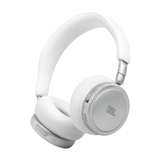 JBL Live 680NC - White - Wireless on-ear Noise Cancelling headphones - Hero