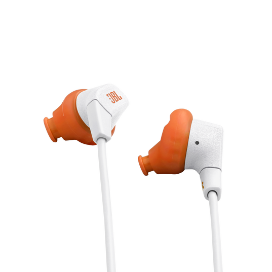 JBL Endurance Run 3 - White - Wired Sport Headphones - Detailshot 1