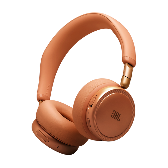 JBL Live 680NC - Orange - Wireless on-ear Noise Cancelling headphones - Hero