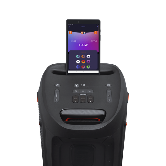 JBL Partybox 310 - Black - Portable party speaker with dazzling lights and powerful JBL Pro Sound - Detailshot 2