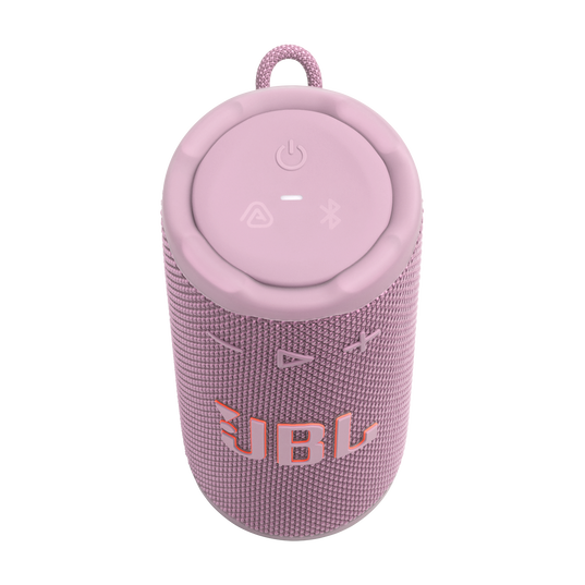 JBL Grip - Pink - Compact Bluetooth speaker with bold JBL Pro Sound and ambient light - Top
