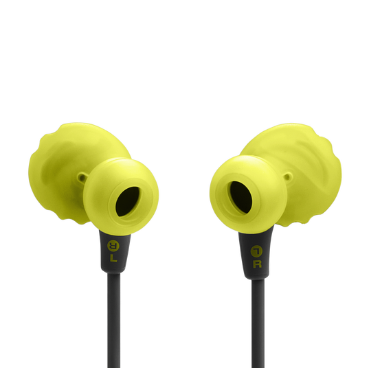 JBL Endurance Run 3 - Black / Lime - Wired Sport Headphones - Back