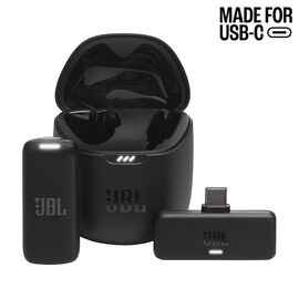 JBL Quantum Stream Wireless USB-C - Black - Wearable wireless streaming microphone - Hero JBL Quantum Stream Wireless USB-C - Black - Wearable wireless streaming microphone - Hero