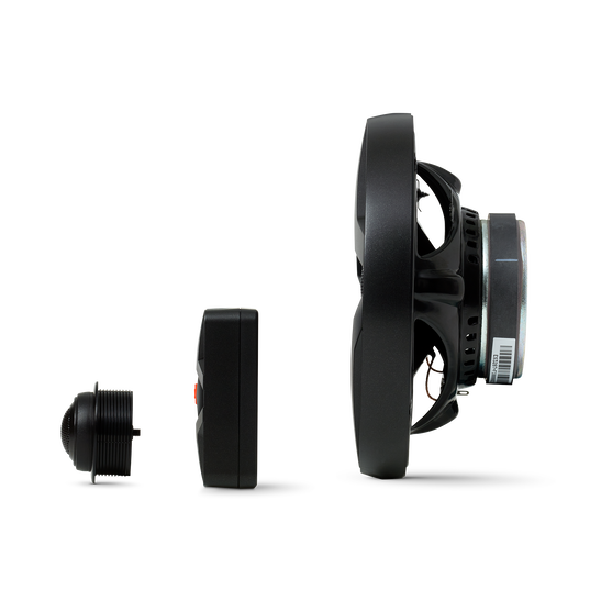 GX608C - Black - 6-1/2" Car Audio Component Speaker System - Detailshot 2