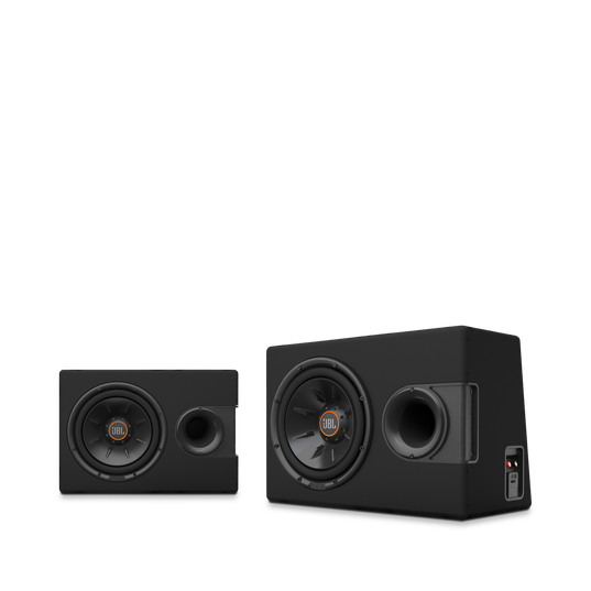 S2-1224SS - Black - 12" (300mm) Slipstream ported enclosure - Detailshot 7