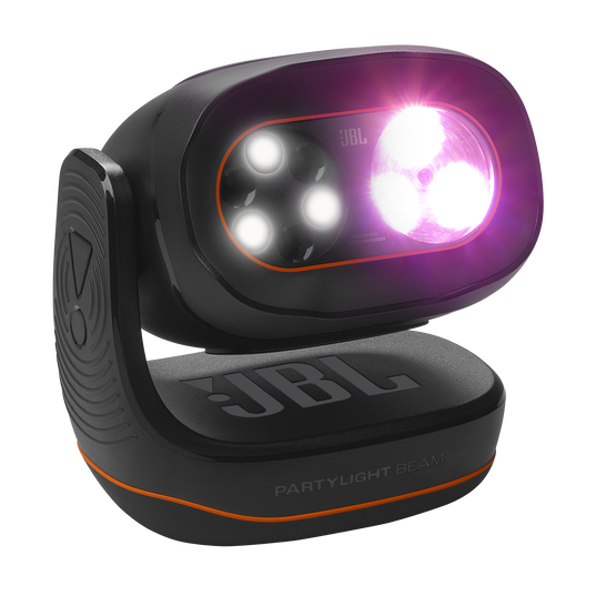 JBL PartyLight Beam - Black - Bluetooth projection party light - Hero