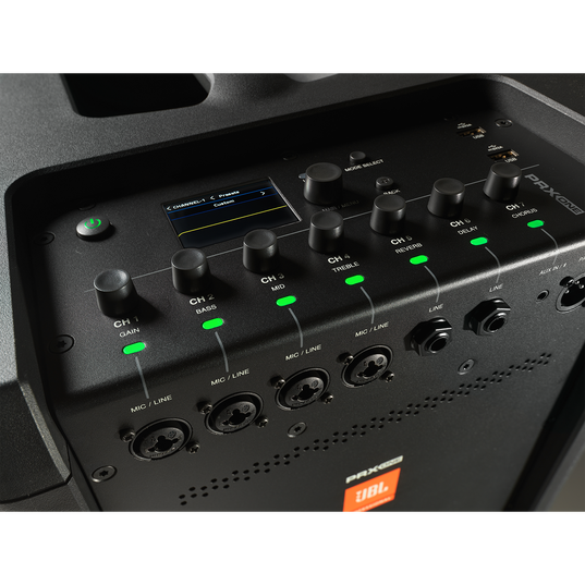JBL PRX ONE - Black - All-In-One Powered Column PA with Mixer and DSP - Detailshot 1