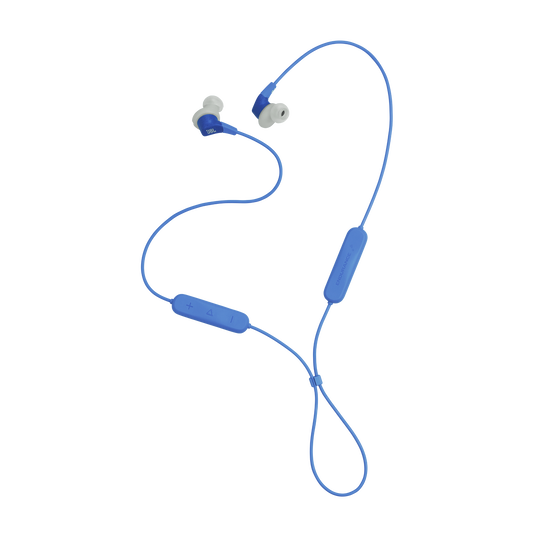 JBL Endurance Run 3 Wireless - Blue - Wireless Sport Headphones - Back