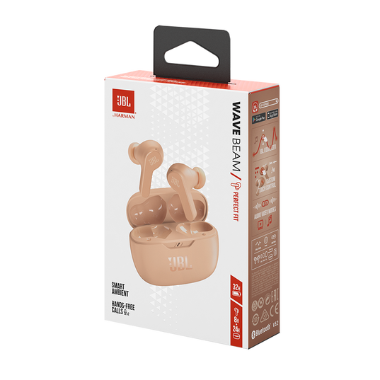 JBL Wave Beam - Beige - True wireless earbuds - Detailshot 15
