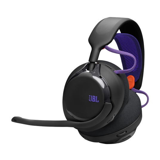 JBL Quantum 650 - Black - Wireless multiplatform gaming headset - Hero