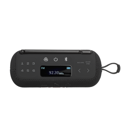 JBL Tuner 3 - Black - Portable DAB/DAB+/FM radio with Bluetooth - Top