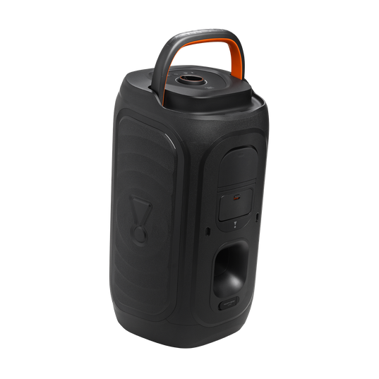 JBL PartyBox 130 - Black - Portable party speaker with JBL legendary sound, a dynamic lightshow and a foldable ergonomic handle - Back