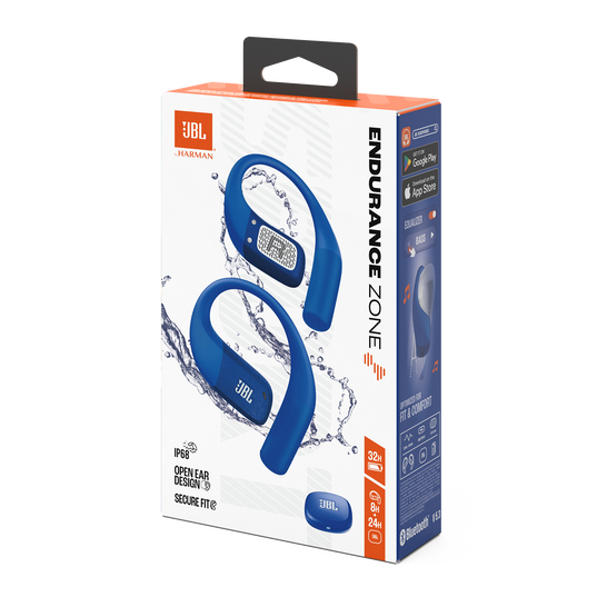 JBL Endurance Zone - Blue - True Wireless open-ear sport headphones - Detailshot 15
