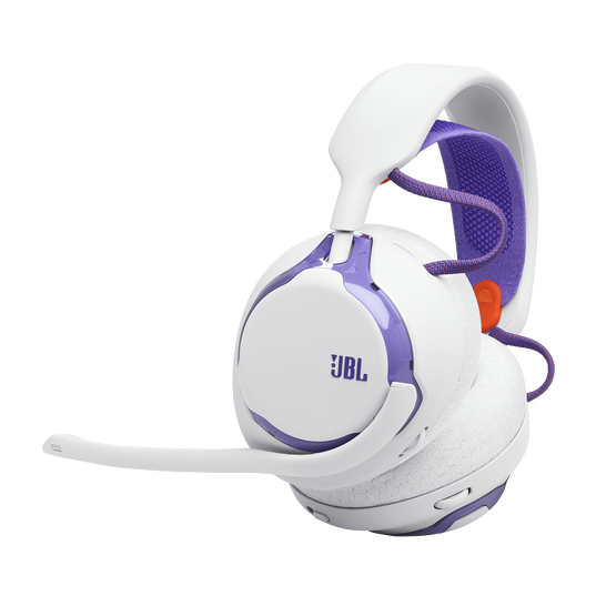JBL Quantum 650 - White - Wireless multiplatform gaming headset - Hero
