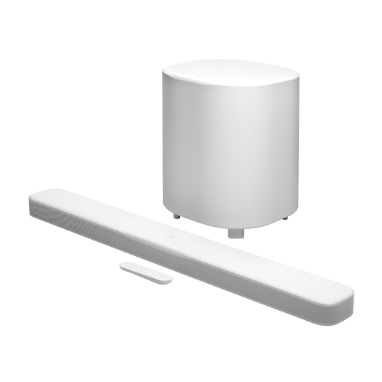 JBL Bar 500MK2 - White - 5.1 channel soundbar system with Dolby Atmos® - Hero