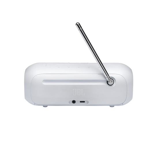 JBL Tuner 2 - White - Portable DAB/DAB+/FM radio with Bluetooth - Back