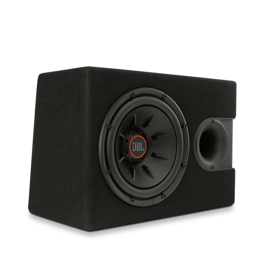 S2-1224SS - Black - 12" (300mm) Slipstream ported enclosure - Detailshot 2