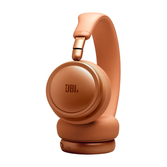 JBL Live 680NC - Orange - Wireless on-ear Noise Cancelling headphones - Top
