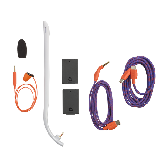 JBL Quantum 950 - White - Wireless multiplatform gaming headset with adaptive Noise Cancelling - Detailshot 11