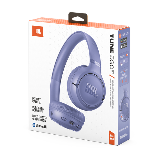 JBL Tune 530BT - Digital Lavender - Wireless on-ear Bluetooth&reg; headphones - Detailshot 15