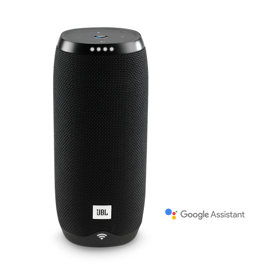 JBL Link 20 - Black - Voice-activated portable speaker - Hero