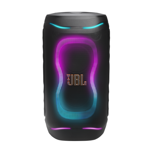 JBL PartyBox 130 - Black - Portable party speaker with JBL legendary sound, a dynamic lightshow and a foldable ergonomic handle - Front