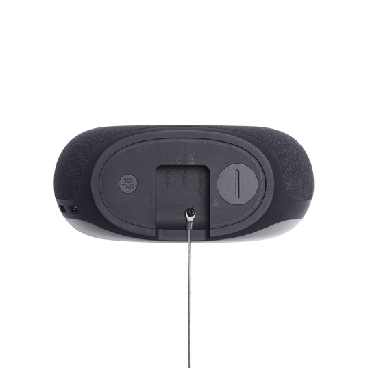 JBL Horizon 2 FM - Black - Bluetooth clock radio speaker with FM - Bottom