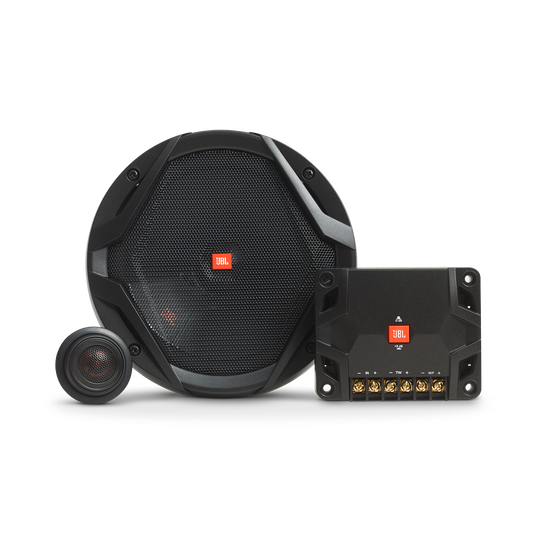 GX608C - Black - 6-1/2" Car Audio Component Speaker System - Front