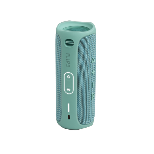 JBL Flip 5 - Teal - Portable Waterproof Speaker - Back