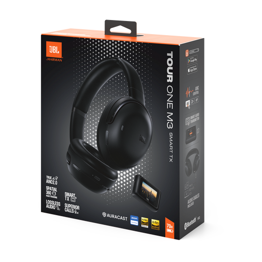 JBL Tour One M3 Smart Tx - Black - Wireless over-ear Noise Cancelling headphones with JBL Smart Tx - Detailshot 15