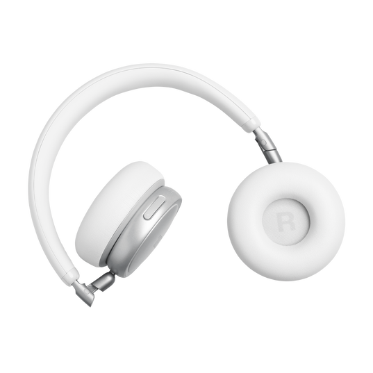 JBL Live 680NC - White - Wireless on-ear Noise Cancelling headphones - Detailshot 2
